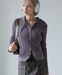 Girly Doll/ガーリードール Girly Doll ダブルジップリブニットパーカー/508341992