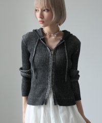 Girly Doll/ガーリードール Girly Doll ダブルジップリブニットパーカー/508341992