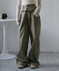 Girly Doll/ガーリードール Girly Doll ウエストプリーツデザインワイドパンツ/508341995