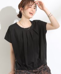 SHOO・LA・RUE/ふわりシルエットがかわいい 異素材使いタックトップス/508342233