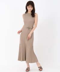 MISCH MASCH/ミッシュマッシュ MISCH MASCH 2025秋冬新作 セミフレアリブニットワンピース/508342243