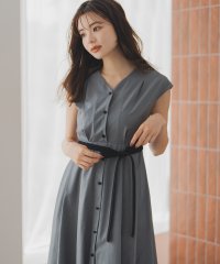 MISCH MASCH/ミッシュマッシュ MISCH MASCH 2025秋冬新作 配色フレンチスリーブワンピース/508342245