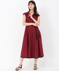 MISCH MASCH/ミッシュマッシュ MISCH MASCH 2025秋冬新作 配色フレンチスリーブワンピース/508342245