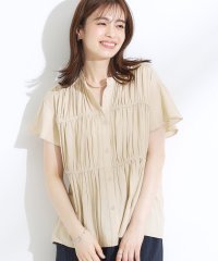 SHOO・LA・RUE　DRESKIP/シューラルー／ドレスキップ SHOO・LA・RUE/DRESKIP スラブギャザーシャツ/508342262