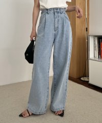 PAL OUTLET/【CAPRICIEUX LE'MAGE】タックワイドデニム/508342354