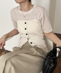 PAL OUTLET/【CAPRICIEUX LE'MAGE】ビスチェSETシアーニットプルオーバー/508342355