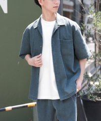 URBAN RESEARCH DOORS/FORK&SPOON　ピグメントプリントシャツ/508342467