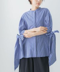 URBAN RESEARCH ROSSO/Mewl　ストライプBIGリボンシャツ/508342477