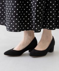 Menue/メヌエ Menue ポインテッドトゥ チャンキーヒール パンプス/508342977