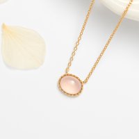 L&Co./エルアンドコー L&Co. SV925 色石ネックレス(ピンクカルセドニー)/508343131