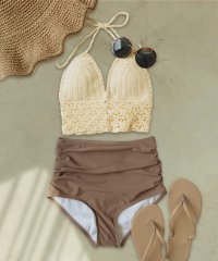 OSYAREVO/オシャレボ OSYAREVO 【ネット限定】クロシェ ビキニ 水着 【返品不可商品】/505939116
