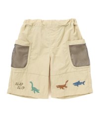 SLAP SLIP/【水陸両用/水にぬれると柄が浮き出る！？】恐竜総柄メッシュポケットハーフパンツ(/508276231