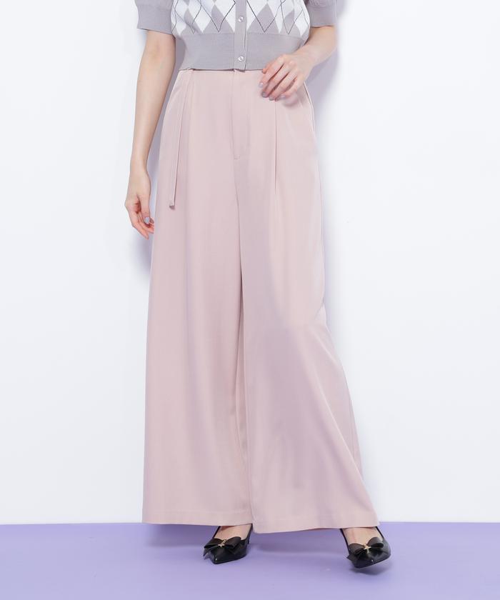 ハイウエストフレアパンツ半額未使用タグ付きJILL STUARTジルスチュアート ハイウエストセンタープレスフレアパンツ | JILL by JILL STUART