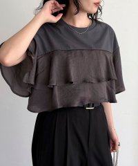 fredy emue/フリルドッキング半袖プルオーバー/508328798