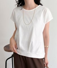 fredy emue/シルケット裾タックフレンチプルオーバー/508336368
