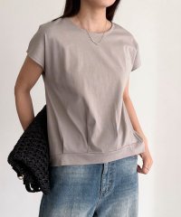 fredy emue/シルケット裾タックフレンチプルオーバー/508336368