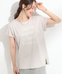SHOO・LA・RUE　DRESKIP/【汗ジミ防止／ひんやり／UV】ロゴプリントTシャツ/508343243