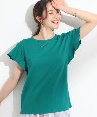 SHOO・LA・RUE　DRESKIP/シューラルー／ドレスキップ SHOO・LA・RUE/DRESKIP 【汗ジミ防止／ひんやり／UV】お袖フリルTシャツ/508343244
