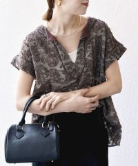 SHIPS any WOMEN/《一部予約》SHIPS any:〈手洗い可能〉メッシュ ジャカード カフタン スキッパー ブラウス/508343825