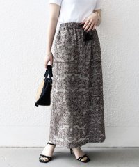 SHIPS any WOMEN/SHIPS any:〈手洗い可能〉メッシュ ジャカード イージー Iライン スカート/508343826
