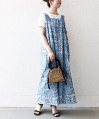 SHIPS any WOMEN/SHIPS any:〈手洗い可能〉メッシュ ジャカード ギャザー Iライン ワンピース/508343827