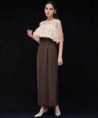 GIRL/ガール GIRL バルーンビスチェ フロントスリット 2点セット 結婚式 ワンピース パーティードレス オケージョンドレス お呼ばれ 二次会 ディナー リゾート/508343830