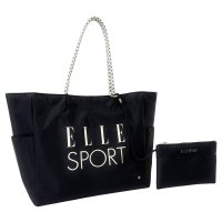 ELLESPORT/エルスポーツ ELLESPORT ロープハンドル トートバッグ Lサイズ ミニポーチ付き 軽量 はっ水 A4サイズ対応/508343836