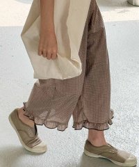 ALWAYS/アイモハ aimoha 【aimoha－KIDS－】ギンガムチェック フリルハーフパンツ/508343923