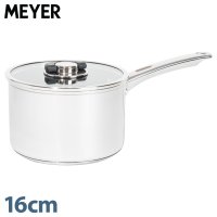 MEYER/マイヤー MEYER 鍋 片手鍋 スターシェフ4 16cm IH ガス対応 ステンレス STAR CHEF4 シルバー MSC4－S16 【返品不可商品】/508343934