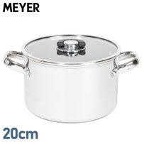 MEYER/マイヤー MEYER 鍋 両手鍋 スターシェフ4 20cm IH ガス対応 ステンレス STAR CHEF4 シルバー MSC4－W20 【返品不可商品】/508343935