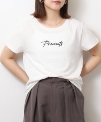 atONE/アットワン atONE オーバーサイズシルエットショート丈ロゴプリントTシャツ/508344009