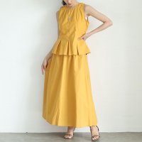 Sawa a la mode/サワアラモード Sawa a la mode プリーツノースリーブとロングスカートセットアップ/508344214