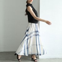 Sawa a la mode/サワアラモード Sawa a la mode カットソー＆チェック柄スカートセットアップ/508344216
