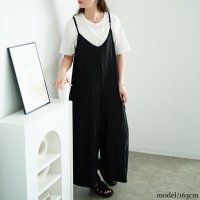 GOLD JAPAN/ゴールドジャパン GOLDJAPAN ランダムプリーツワイドサロペット＆Tシャツ2点セット/508344239