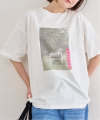 U by Spick&Span/サイドギャザープリントTEEシャツ/508344553