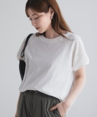 MAC HOUSE/マックハウス Mac－House nAvy ショルダーレースTシャツ/508344642