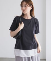 MAC HOUSE/マックハウス Mac－House nAvy 時短 裾異素材切替プルオーバー/508344643