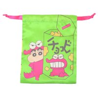 cinemacollection/シネマコレクション cinemacollection クレヨンしんちゃん 巾着袋 リボン巾着 きんちゃくポーチ チョコビ ひょっこり スモールプラネット 小物入/508344742