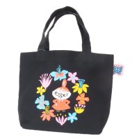 cinemacollection/シネマコレクション cinemacollection ムーミン ランチバッグ カラーマチ付バッグ リトルミイ 花の輪 北欧 スモールプラネット マチ付き お弁当/508344765