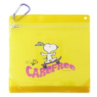cinemacollection/シネマコレクション cinemacollection スヌーピー クリアポーチ カラビナジッパーケース スヌーピー ＆ウッドストック ピーナッツ ティーズファク/508344819