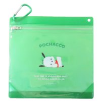 cinemacollection/シネマコレクション cinemacollection ポチャッコ クリアポーチ カラビナジッパーケース サンリオ ティーズファクトリー 小物入れ キャラクター /508344828