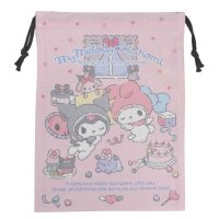 cinemacollection/シネマコレクション cinemacollection マイメロディ＆クロミ 巾着袋 きんちゃくポーチ エンジェル サンリオ ワタナベ 小物入れ キャラクター グ/508344844