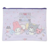 cinemacollection/シネマコレクション cinemacollection マイメロディ＆クロミ コスメポーチ フラットポーチ エンジェル サンリオ ワタナベ 化粧ポーチ 小物入れ /508344845