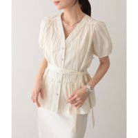 Lace Ladies/レースレディース Lace Ladies 2WAY ベルト付き Vネック ペプラム ブラウス/508344885