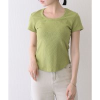 Lace Ladies/レースレディース Lace Ladies ラウンドネック バック カットアウト 半袖 Tシャツ/508344896