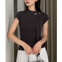 Lace Ladies/レースレディース Lace Ladies チョーカー デザイン フレンチスリーブ カットソー トップス/508344910