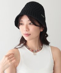 Lace Ladies/レースレディース Lace Ladies プレート付き ソリッドカラー ニット メッシュ バケットハット/508344939