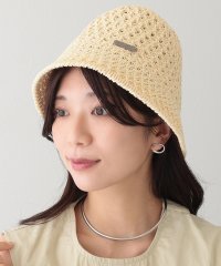 Lace Ladies/レースレディース Lace Ladies プレート付き ソリッドカラー ニット メッシュ バケットハット/508344939