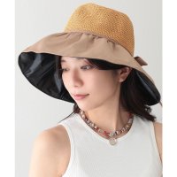 Lace Ladies/レースレディース Lace Ladies ストラップ付き バック リボン ギャザー ビッグ ハット/508344948
