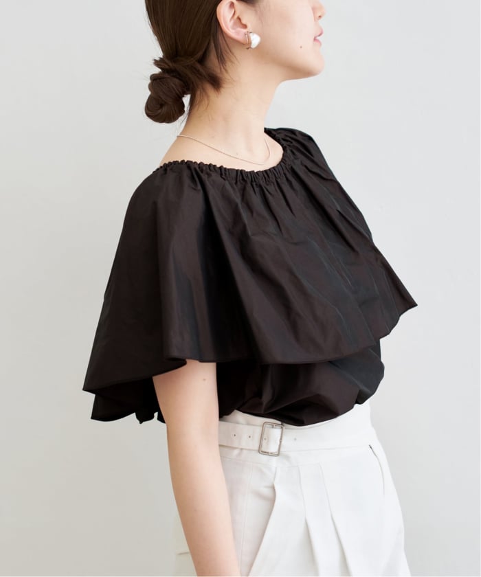 セール 30%OFF】タフタラッフルオフショルトップス(508345147